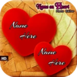 Logo of Name on Heart Photo android Application 